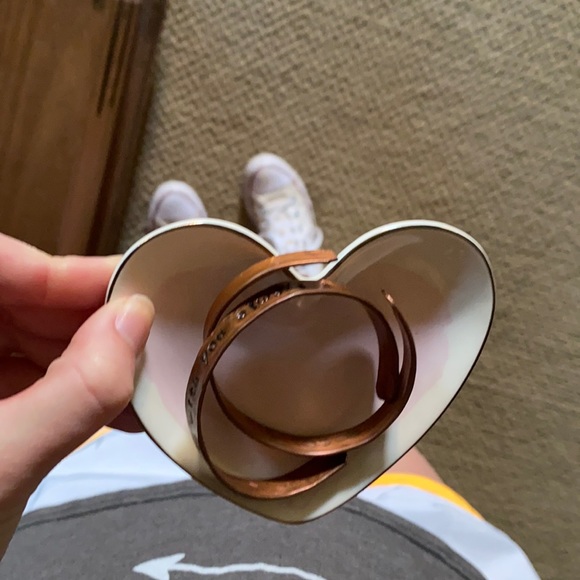 Ceramic heart platter